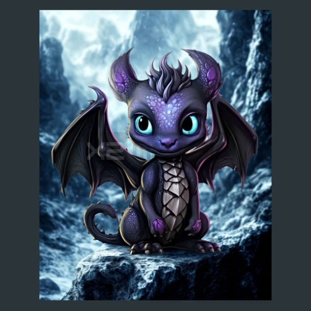 Dragons Tale 31 Kids Metal Wall Art and Desktop Mouse Pad by X2Metal