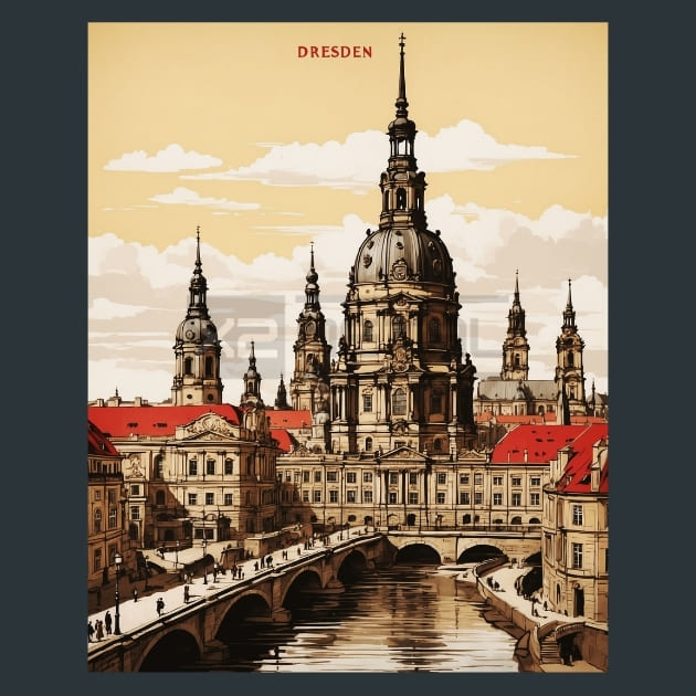 Dresden 4 Germany Metal Prints , Posters and Mouse Pads