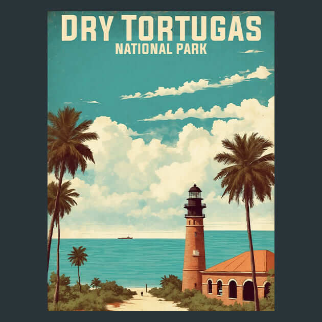 Dry Tortugas Metal Wall Art and Desktop Mouse Pad by X2Metal