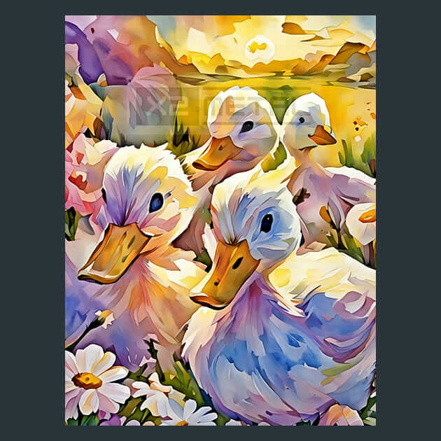 Duck Metal Wall Art and Desktop Mouse Pad by X2Metal