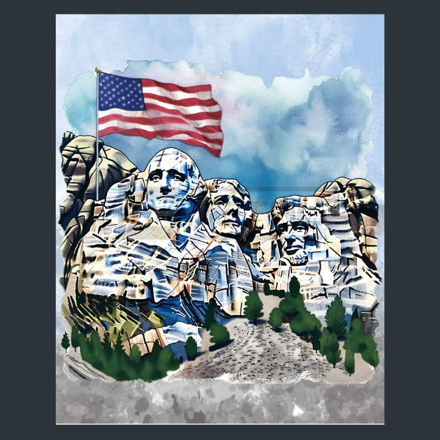 Echoes of the Nation Metal Wall Art and Desktop Mouse Pad by X2Metal