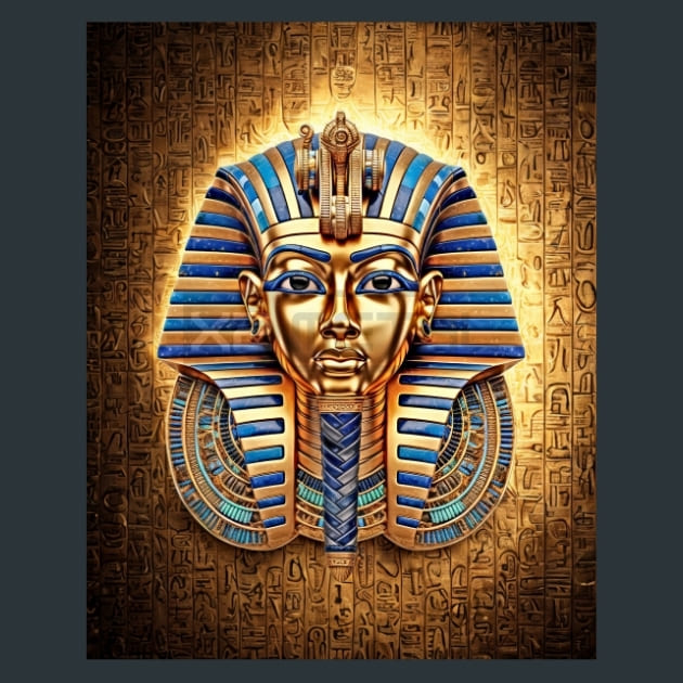 Egypt-Pyramids-Nile 17 Metal Wall Art and Desktop Mouse Pad by X2Metal