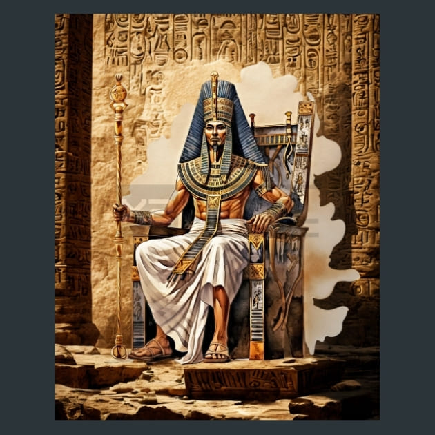 Egypt-Pyramids-Nile 19 Metal Wall Art and Desktop Mouse Pad by X2Metal