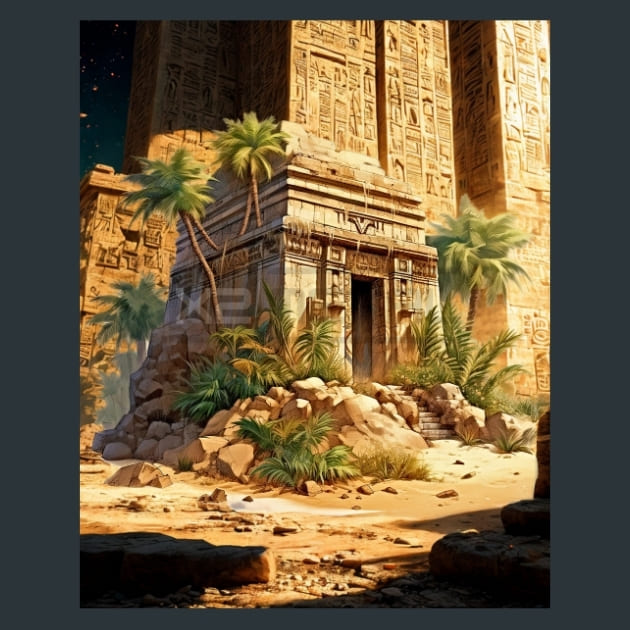 Egypt-Pyramids-Nile 20 Metal Wall Art and Desktop Mouse Pad by X2Metal