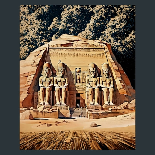 Egypt-Pyramids-Nile 6 Metal Wall Art and Desktop Mouse Pad by X2Metal