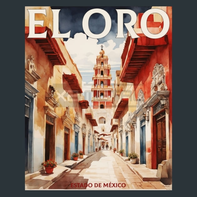 El Oro Estado de Mexico Metal Prints Posters and Mouse Pads
