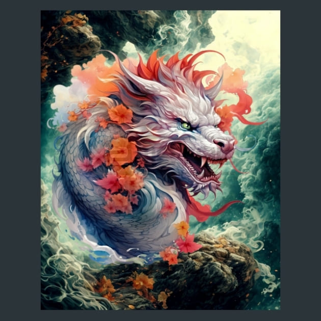 Elemental Dragon 25 Metal Wall Art and Desktop Mouse Pad by X2Metal
