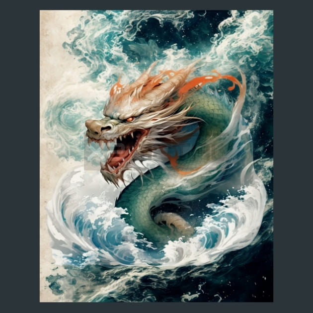 Elemental Dragon 26 Metal Wall Art and Desktop Mouse Pad by X2Metal