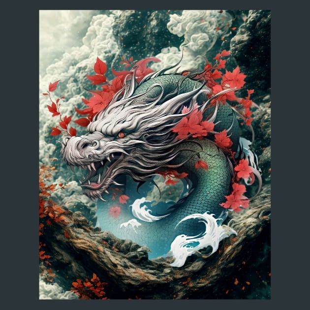 Elemental Dragon 27 Metal Wall Art and Desktop Mouse Pad by X2Metal