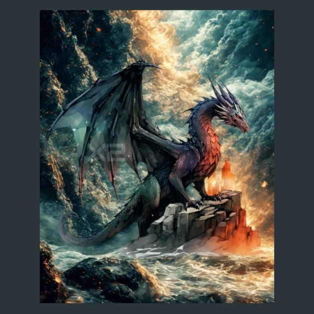 Elemental-Dragon-4-metal-prints-posters-mouse-pads