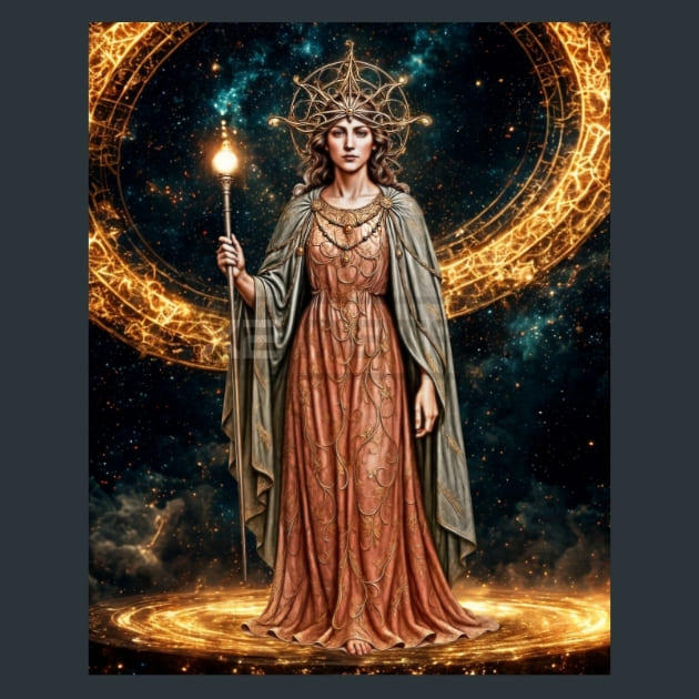 Emissary Celestial Voyagers Metal Wall Art and Desktop Mouse Pad by X2Metal