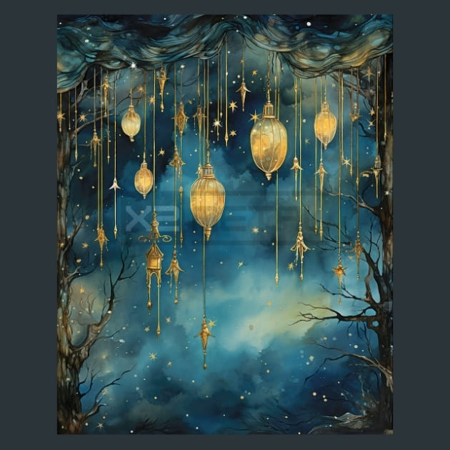 Enchanted Stars Metal Prints ,Posters and Mouse Pads