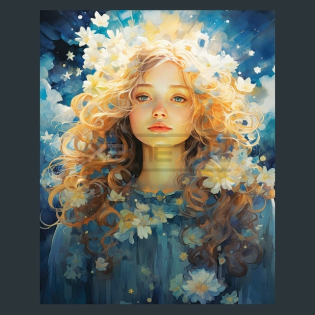 Enchanted Stars 9 Metal Wall Art and Desktop Mouse Pad by X2Metal