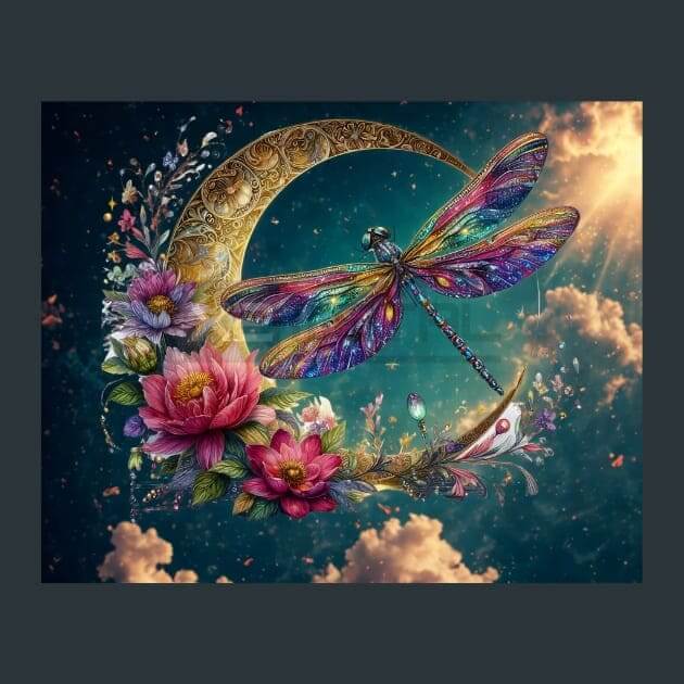 Ephemeral Wings – Metal Print &amp; Mouse Pad | ChromaLuxe | Made in Iowa USA