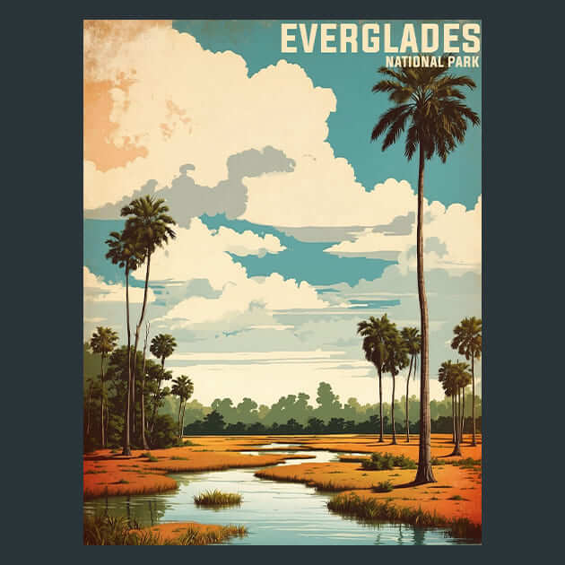 Everglades Metal Wall Art and Desktop Mouse Pad by X2Metal