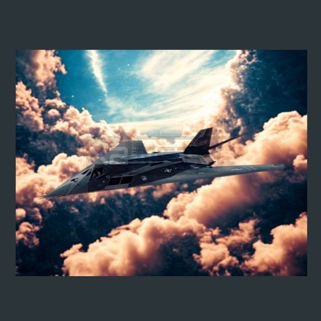 F-117-Jet-Metal-Prints
