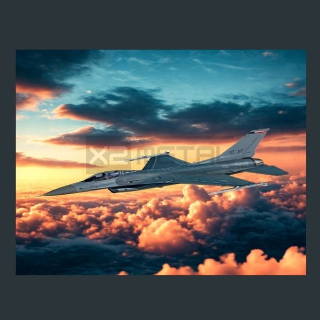 F-16-Jet-Metal-Prints