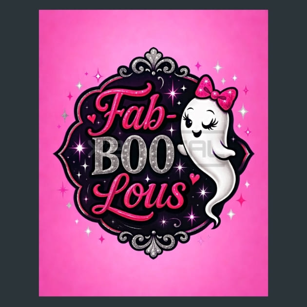 Fab-Boo-Lous Metal Wall Art and Desktop Mouse Pad by X2Metal