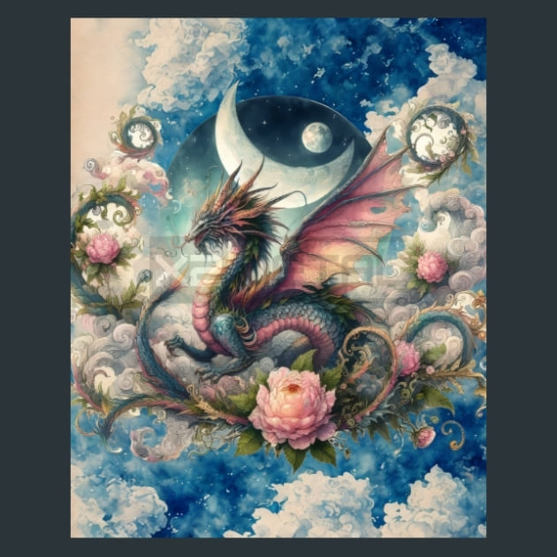 Fantasy Dragon 5 – Metal Print &amp; Mouse Pad | ChromaLuxe | Made in Iowa USA