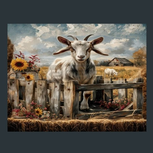 Farm Animals 15 Metal Wall Art and Desktop Mouse Pad by X2Metal