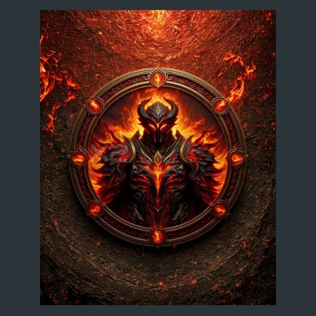 Fire_Elemental_Avatar_metal_prints_posters_mouse_pads