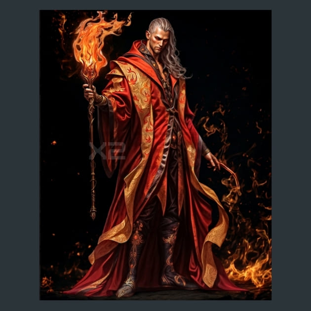 Fire_Wizard_2_metal_prints_posters_mouse_pads