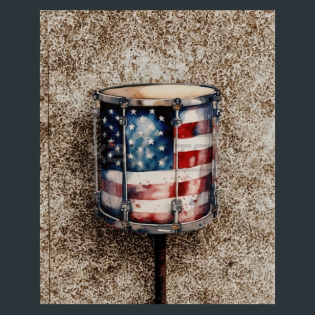 Fireworks &amp; Freedom 11 Metal Wall Art and Desktop Mouse Pad by X2Metal