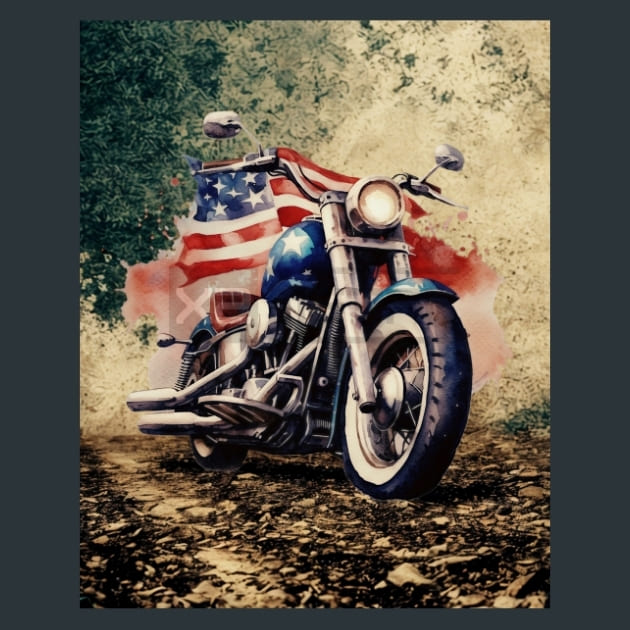 Fireworks &amp; Freedom 19 Metal Wall Art and Desktop Mouse Pad by X2Metal