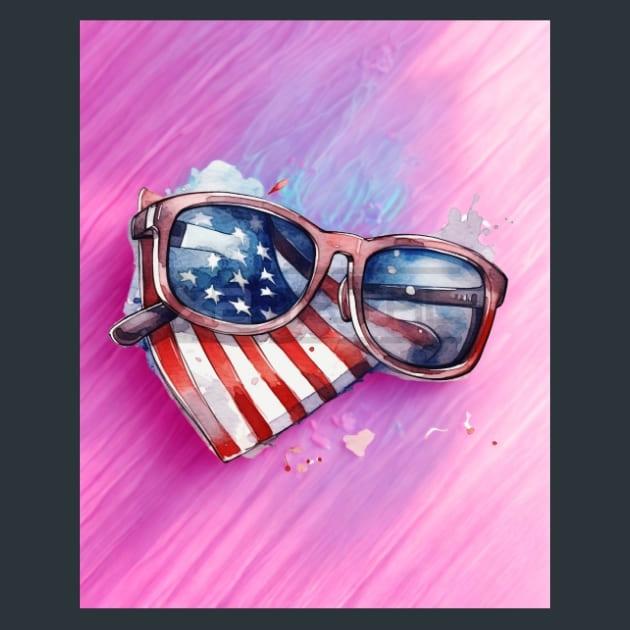Fireworks &amp; Freedom 27 Metal Wall Art and Desktop Mouse Pad by X2Metal