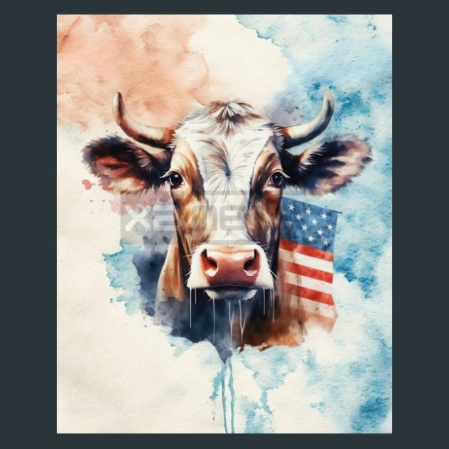 Fireworks &amp; Freedom 8 Metal Wall Art and Desktop Mouse Pad by X2Metal