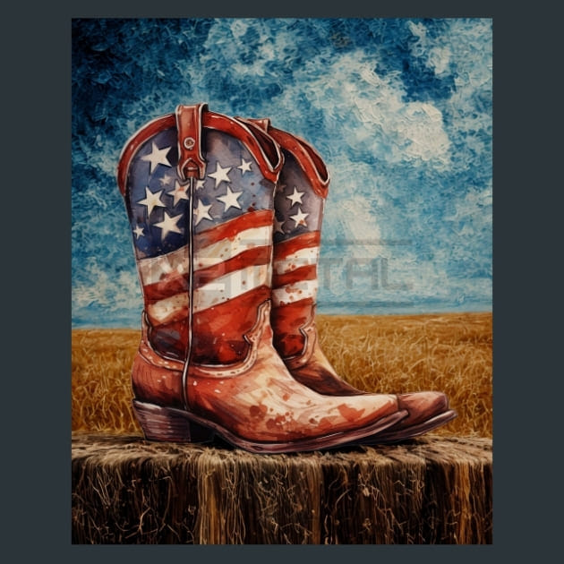 Fireworks & Freedom 9 Metal Wall Art and Desktop Mouse Pad by X2Metal