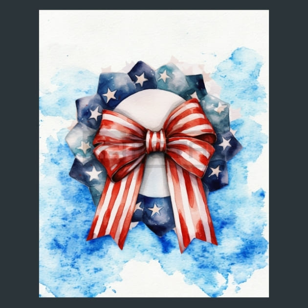 Fireworks & Freedom Metal Wall Art and Desktop Mouse Pad by X2Metal