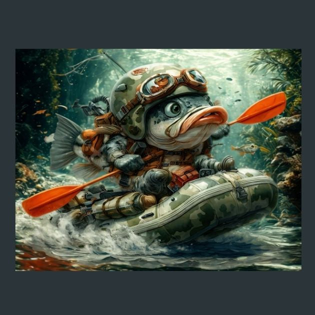 Fishing-Canoe-Fish-boat-10-Metal-Prints
