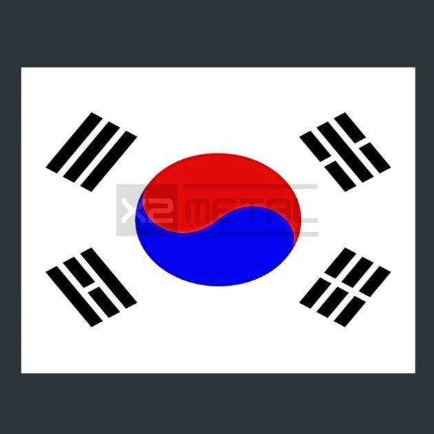 Flag-22-South-Korea-Metal-Prints