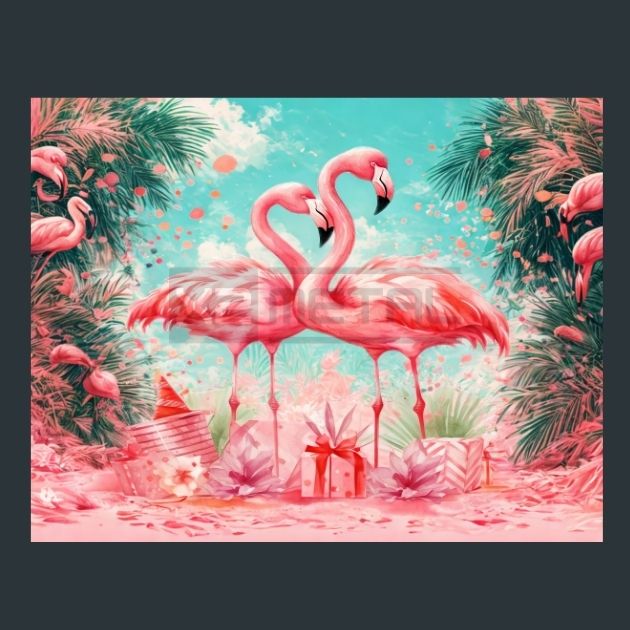 Flamingo-Oasis-75-Metal-Prints