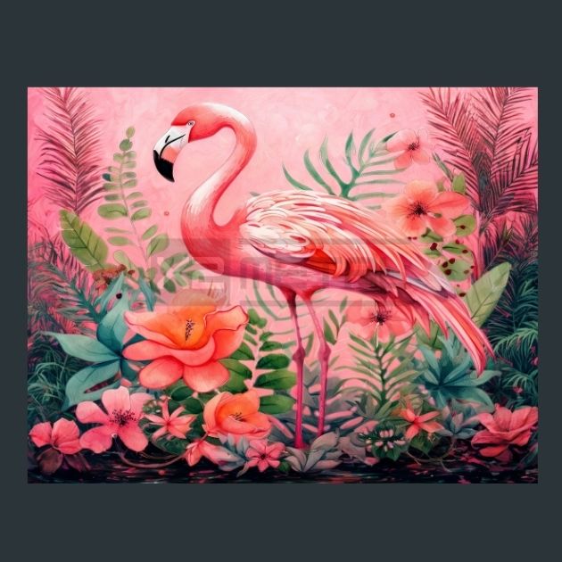 Flamingo-Oasis-96-Metal-Prints