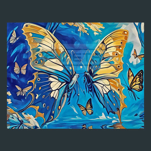 Floating Wings – Metal Print &amp; Mouse Pad | ChromaLuxe | Made in Iowa USA