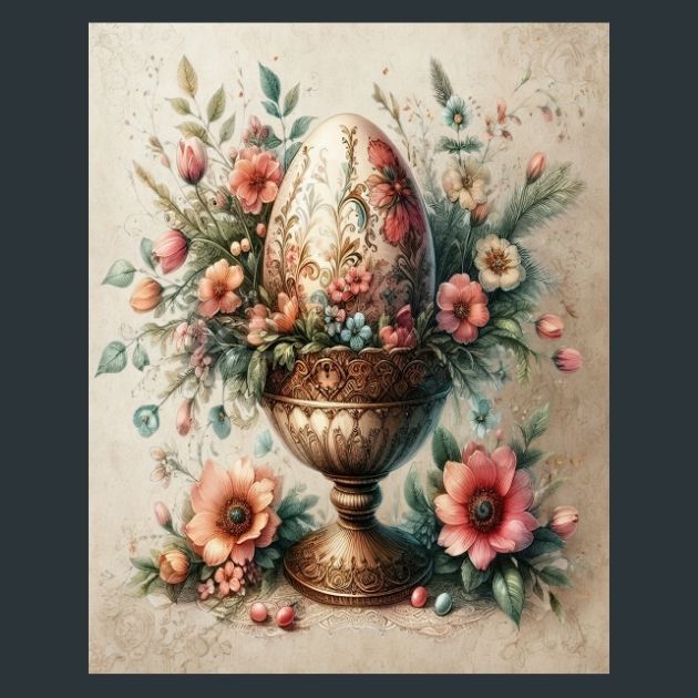 Floral-Egg-2-Metal-Prints