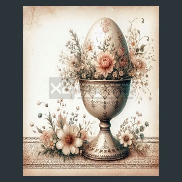 Floral-Egg-6-Metal-Prints