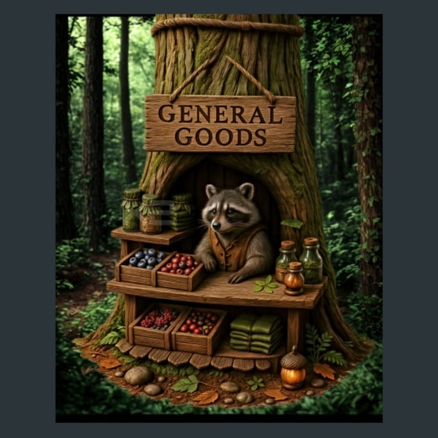 Forest-General-Store-Magical-Forest-metal-prints-posters-mouse-pads