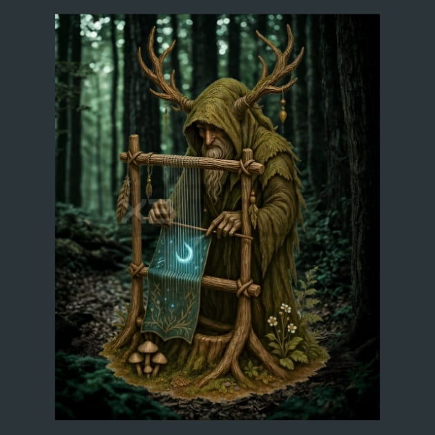 Forest-Weaver-Magical-Forest-metal-prints-posters-mouse-pads