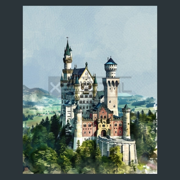 Fortress of Hope Metal Wall Art and Desktop Mouse Pad by X2Metal
