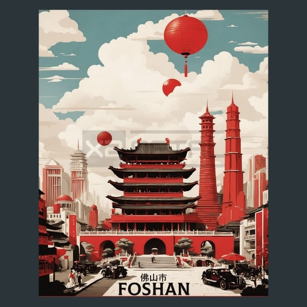 Foshan 2 China Metal Prints Posters And – Metal Print &amp; Mouse Pad | ChromaLuxe | Made in Iowa USA