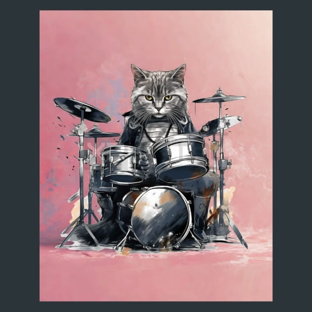 Fox in Frost Cat Metal Wall Art and Desktop Mouse Pad by X2Metal