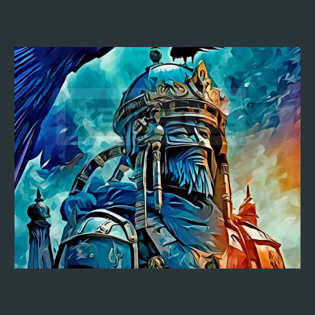 Frozen King of the Skies Metal Prints