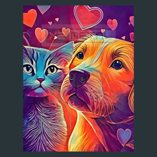 Furry Valentine – Metal Print &amp; Mouse Pad | ChromaLuxe | Made in Iowa USA