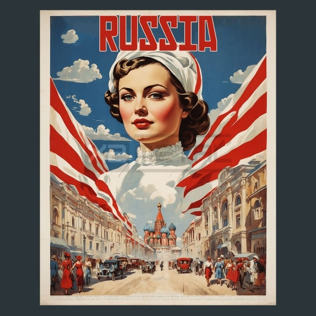 GUM Russia Metal Prints Posters and Mouse Pads