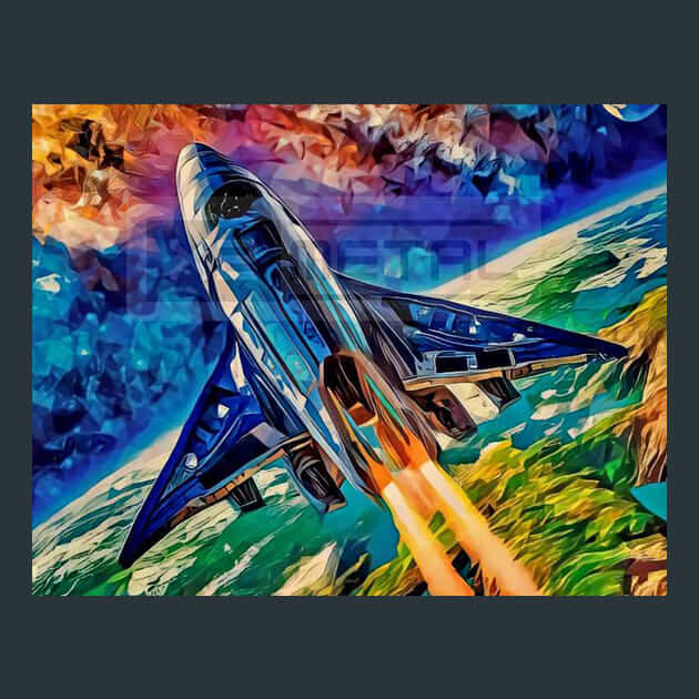 Galaxy Glide Metal Prints
