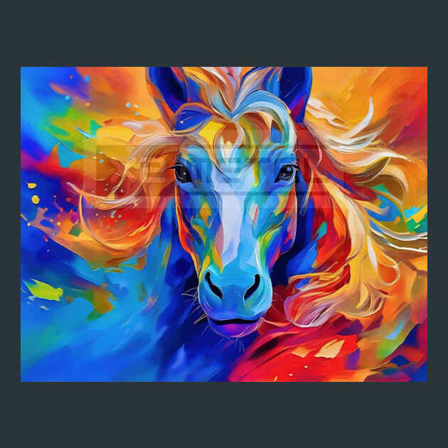 Gentle Horse Metal Wall Art and Desktop Mouse Pad by X2Metal