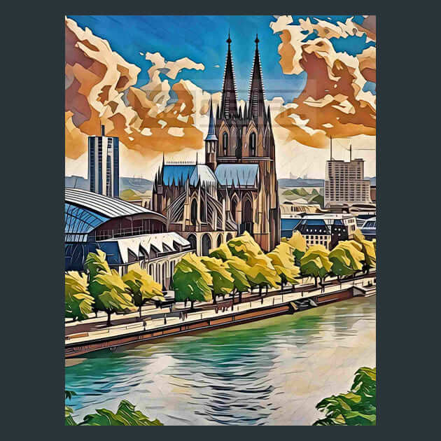 German Gothic Icon Metal Prints Wall Art by X2Metal